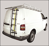 VAN-RACKS: commercial and heavy duty roof bar systems, roof racks and other accessories from Rhino, Saunders and Thule Professional